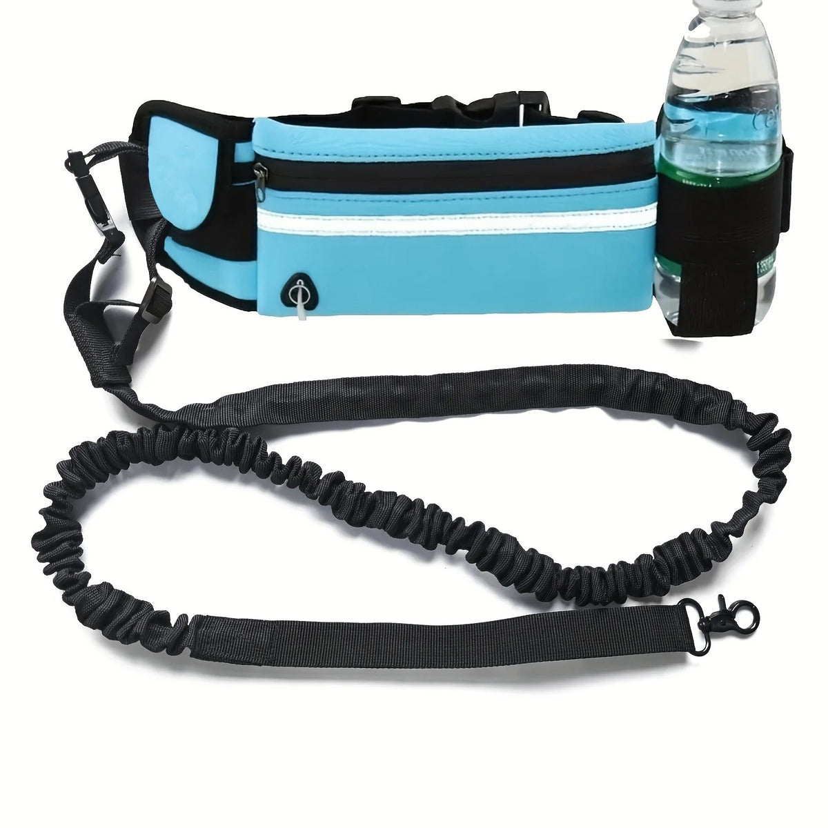 Freihand-Hundeleine mit Bauchtasche